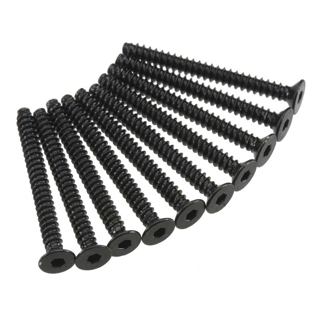 Axial AXA471 Hex Socket Tap Flat Head M3x30mm Black (10)