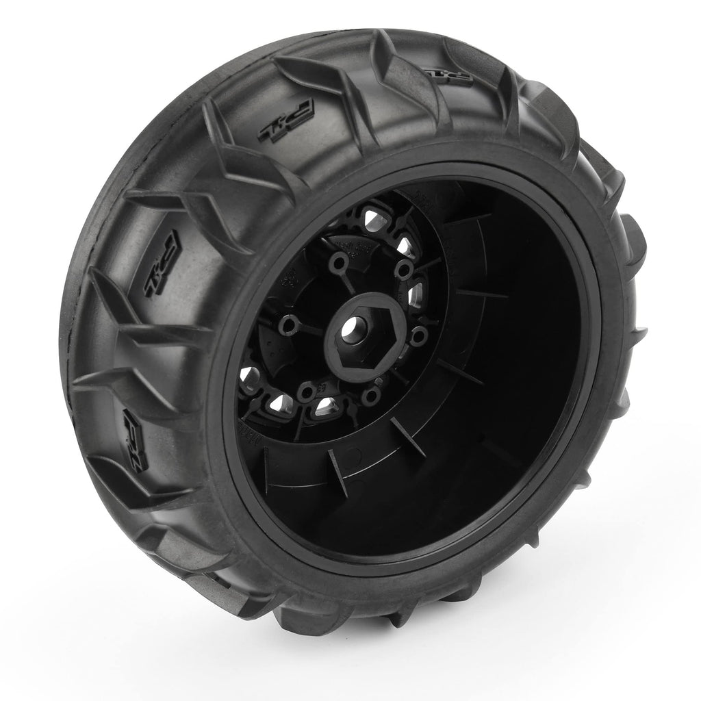 Pro-Line 1021210 1/10 Dumont Fr Paddle/Rib 2.2"/3.0" SC 12mm Black Raid (2)