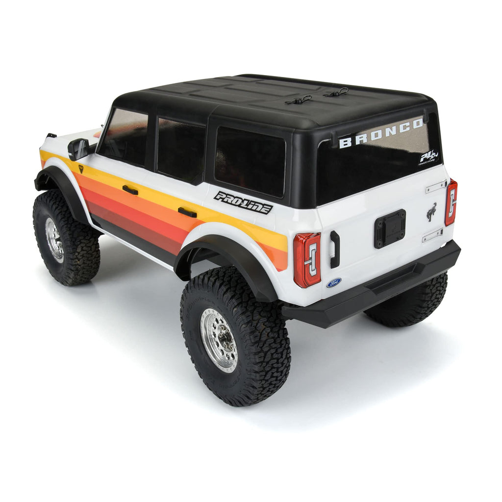 Pro-Line 357000 1/10 2021 Ford Bronco Clear Body Set 12.3": Crawlers