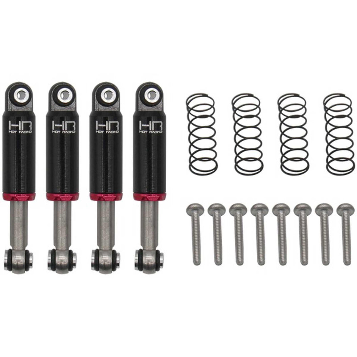 Hot Racing SXTF32TD02  Black Internal Spring Air Shocks 32mm SCX24