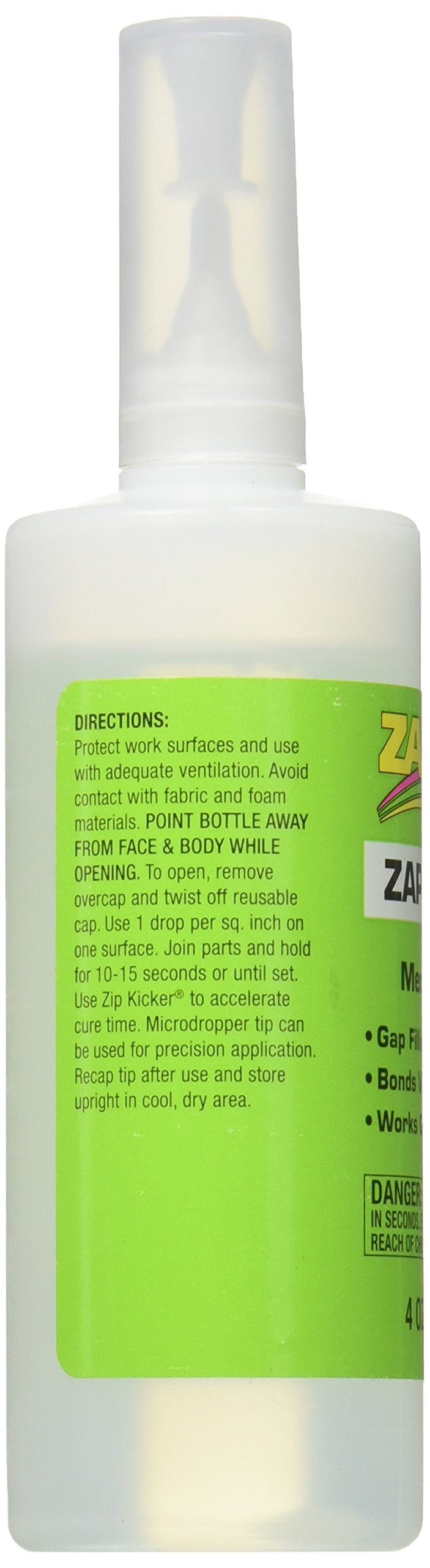 Pacer PT05 Zap-A-Gap CA+ Glue 4 oz / ounces