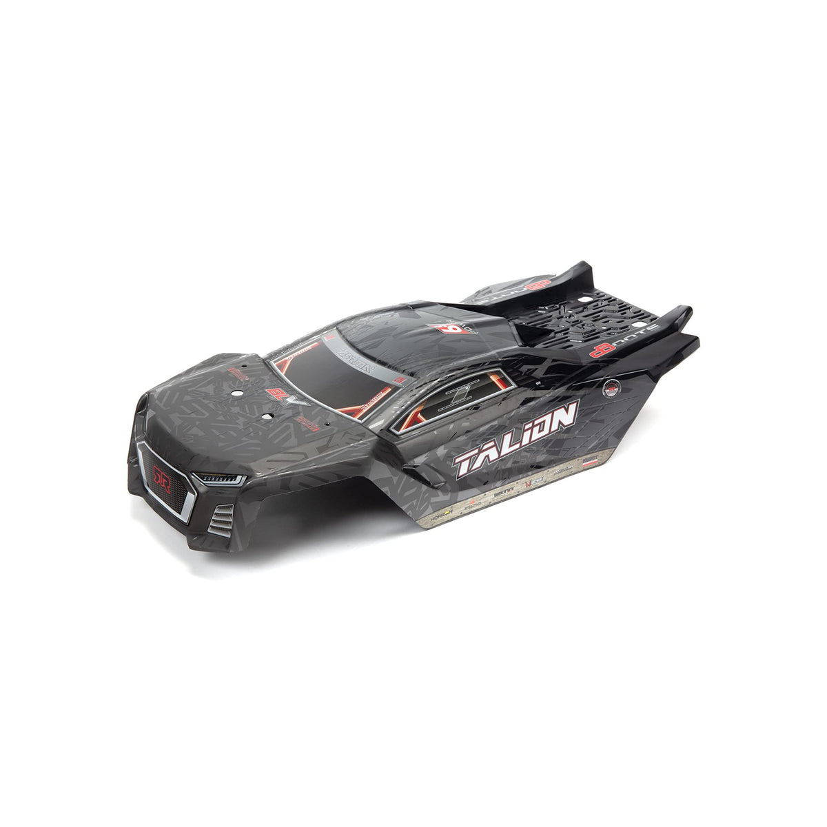 Arrma 406161 Talion 6S Blx Painted Decaled Trimmed Body Black