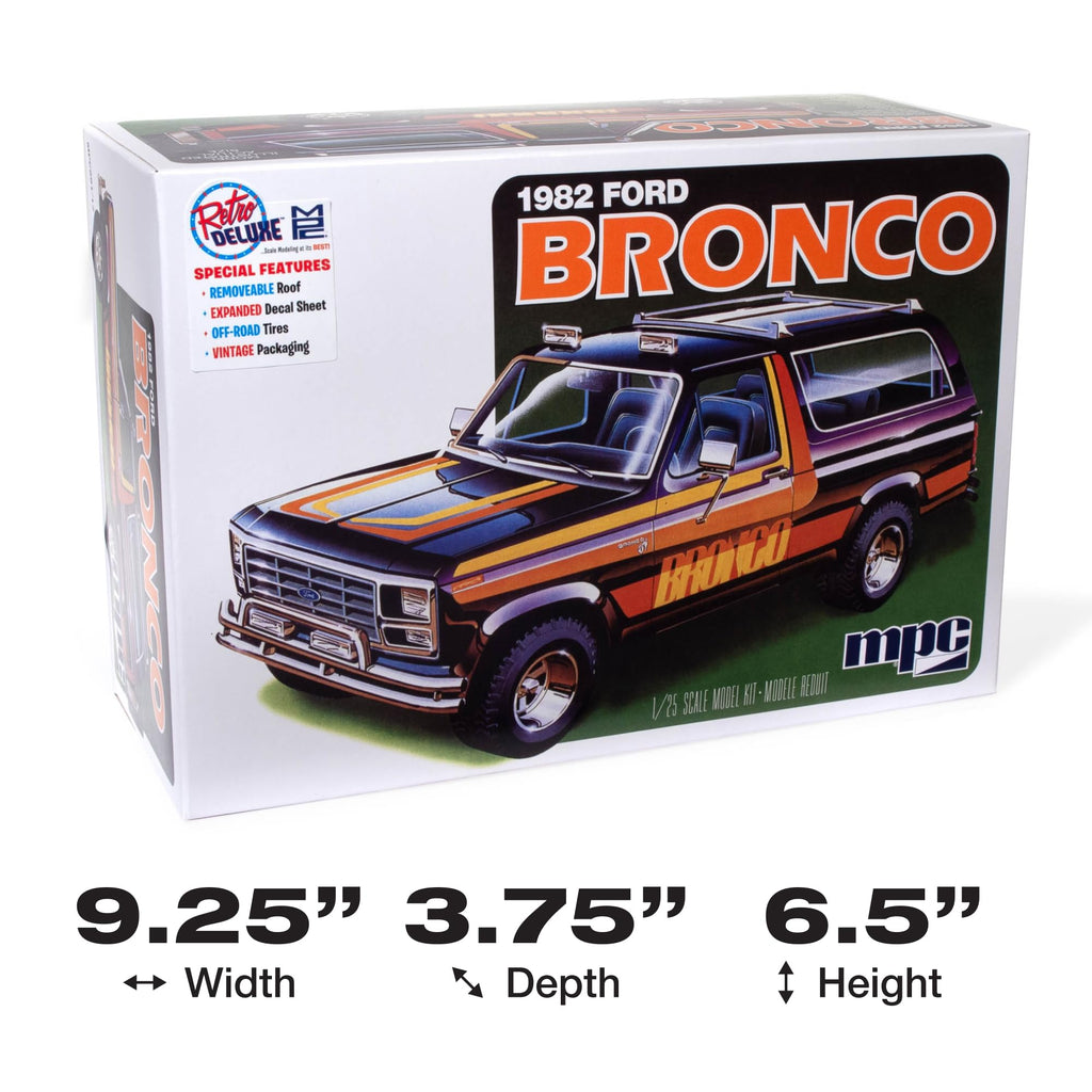MPC 991 1980 Ford Bronco 4x4 Off-Road 1/25 Plastic Model Kit