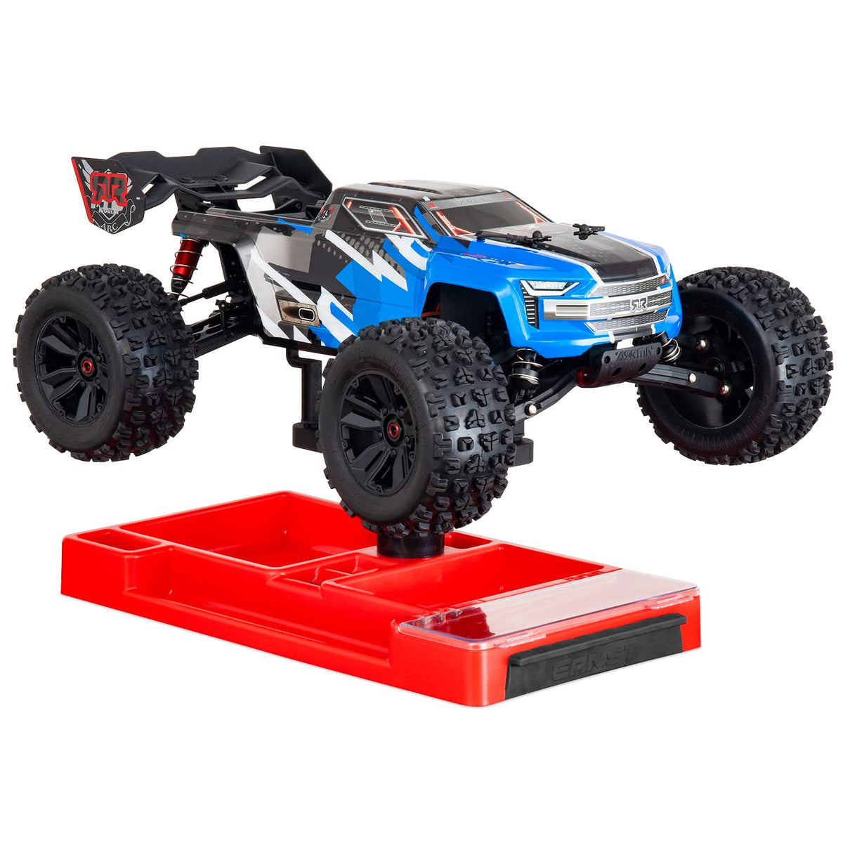 Ernst Manufacturing 180 Ultimate Hobby Stand Black & Red RC Model Work Stand
