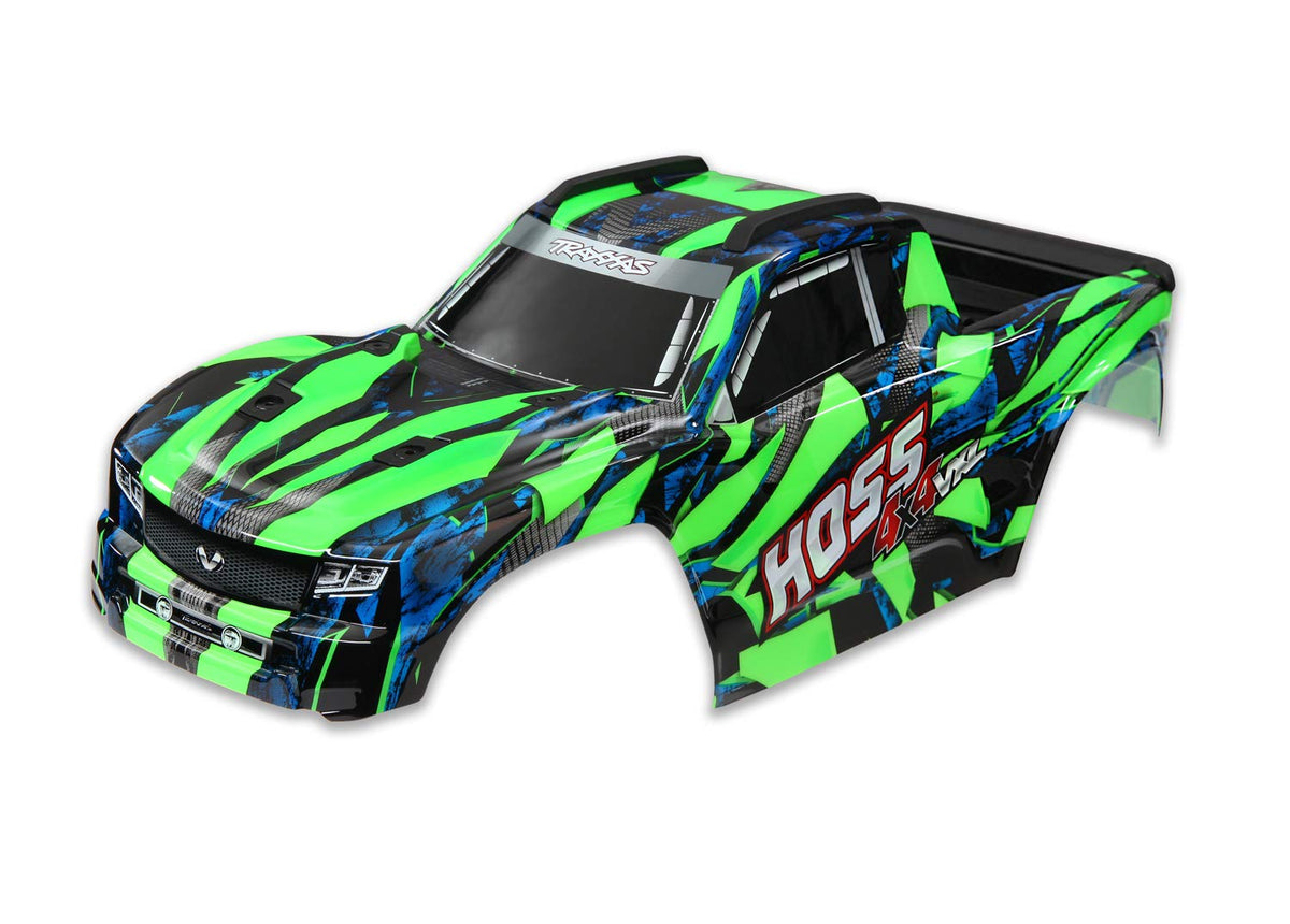 Traxxas 9011G Body, Hoss 4X4 VXL, Green