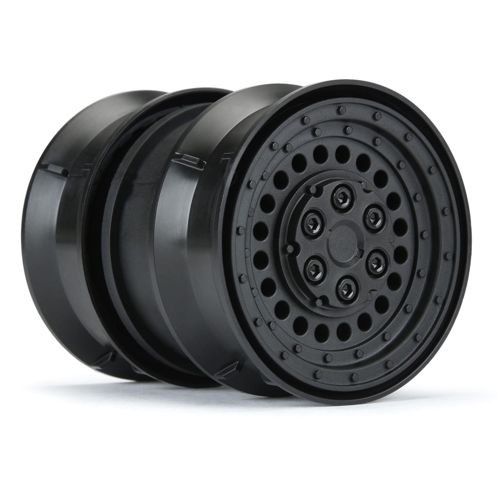 Pro-Line 278600 Carbine 1.9" Black Dually Wheels for Crawlers F/R