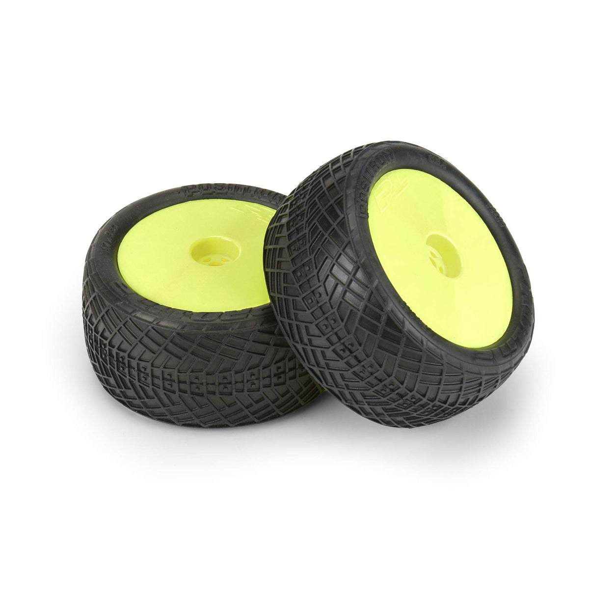 Pro-Line 825612 Positron 2.2 MC PreMTD Wheels, Yellow: 1:10 Buggy Rear (2)