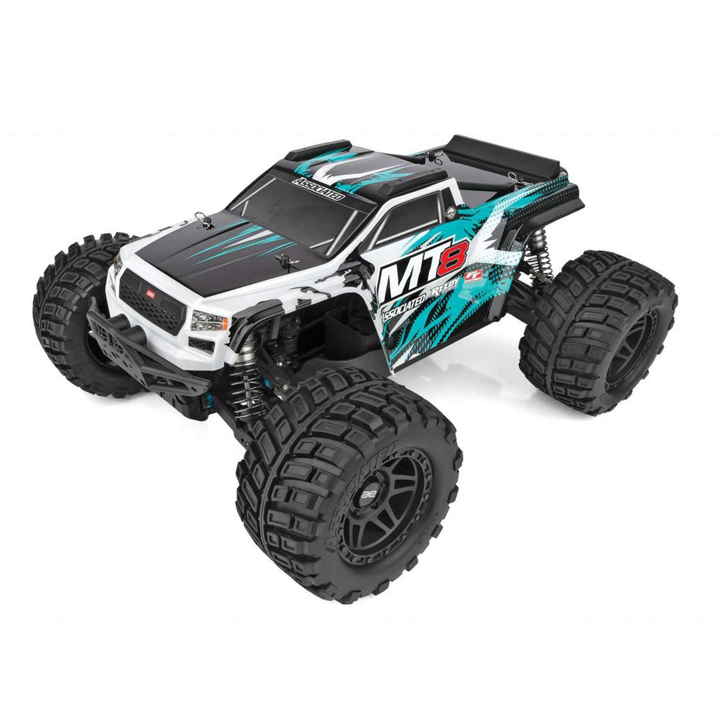 Team Associated 20521C RIVAL MT8 RTR, Teal LiPo Combo