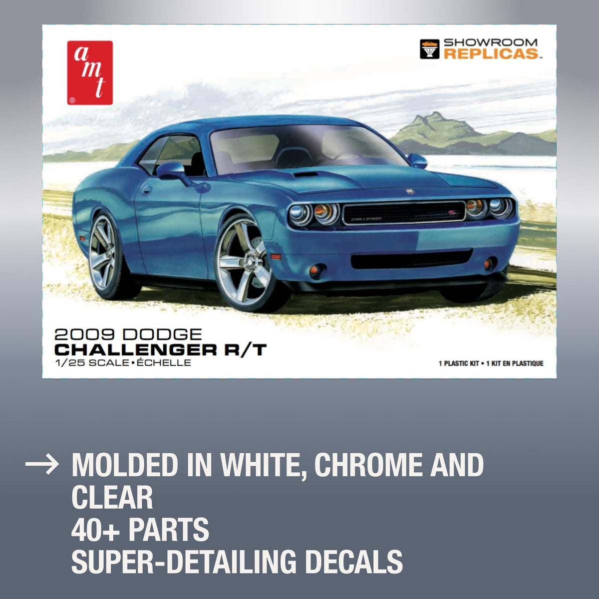 AMT 1117 1/25 2009 Dodge Challenger R/T Model Kit