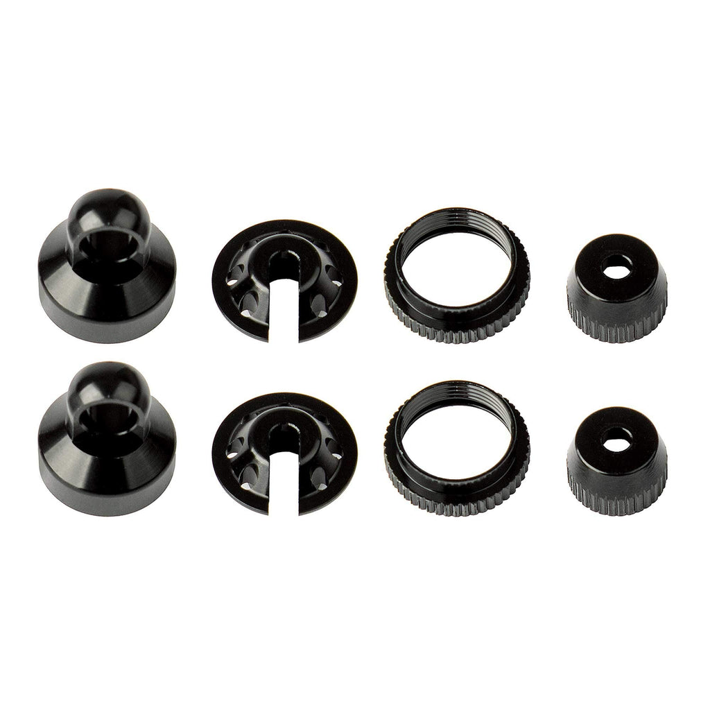 Team Associated 42079 Enduro Shock Parts, black aluminum