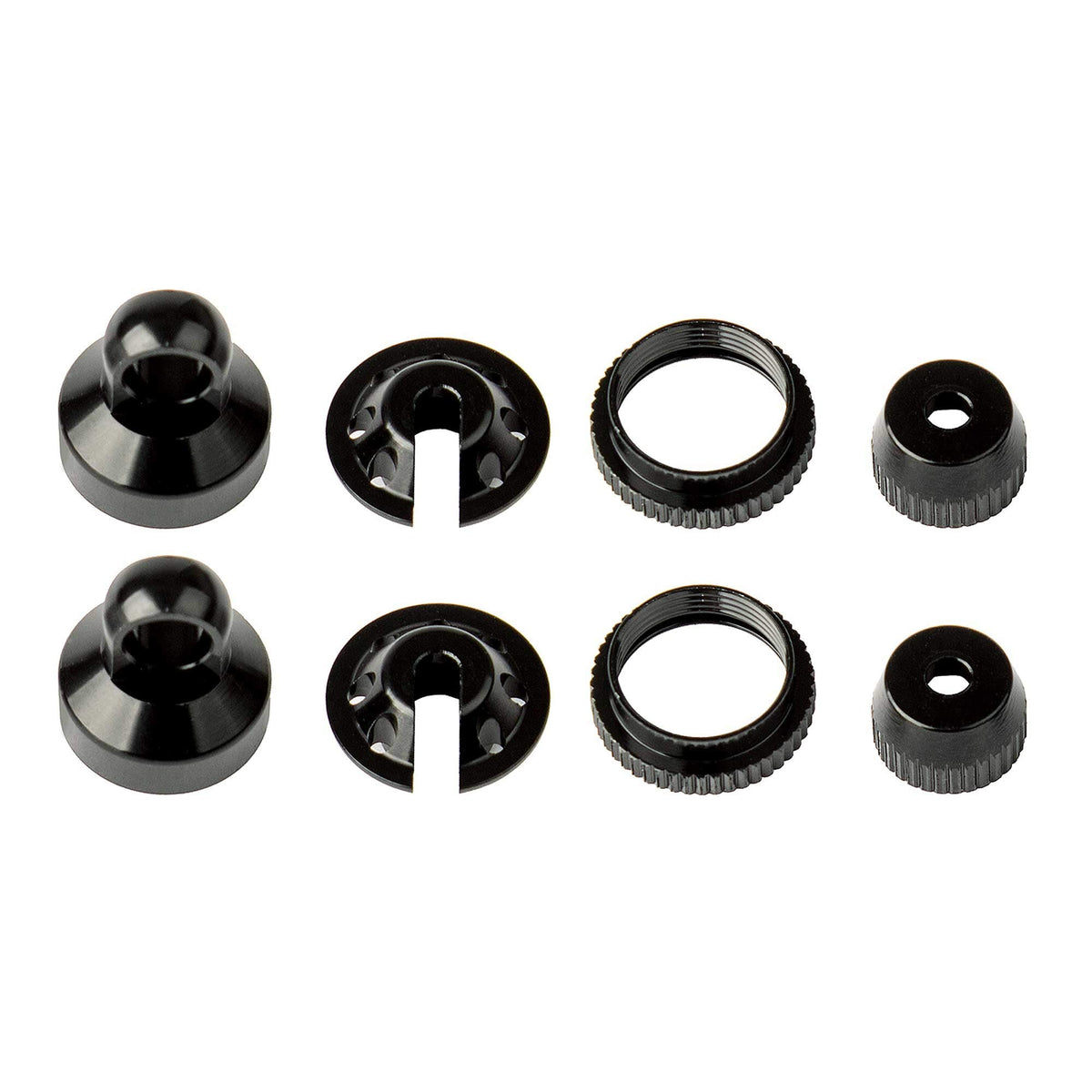 Team Associated 42079 Enduro Shock Parts, black aluminum