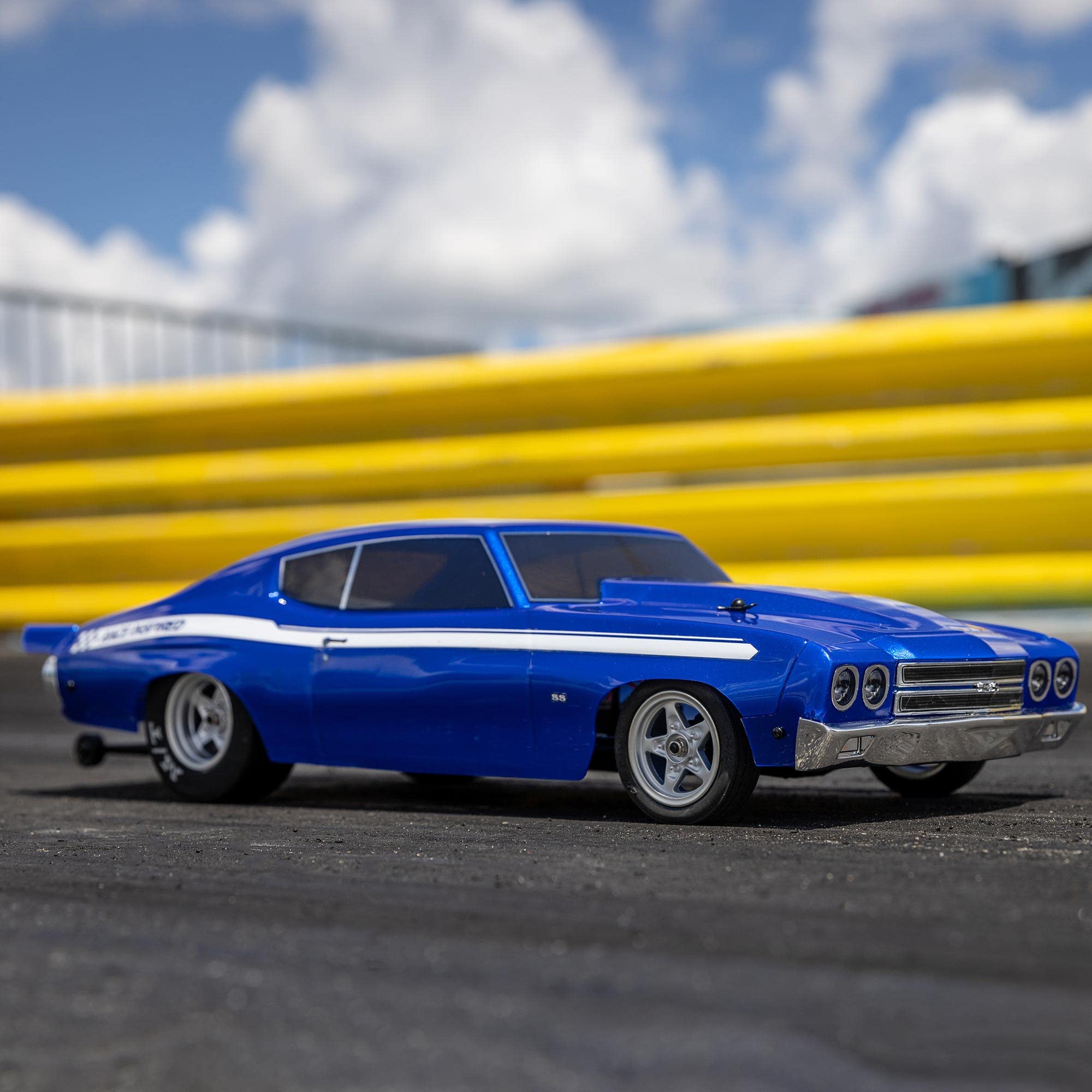Losi LOS01023T1 1970 Chevelle 2WD Mini No Prep Drag Car Blue