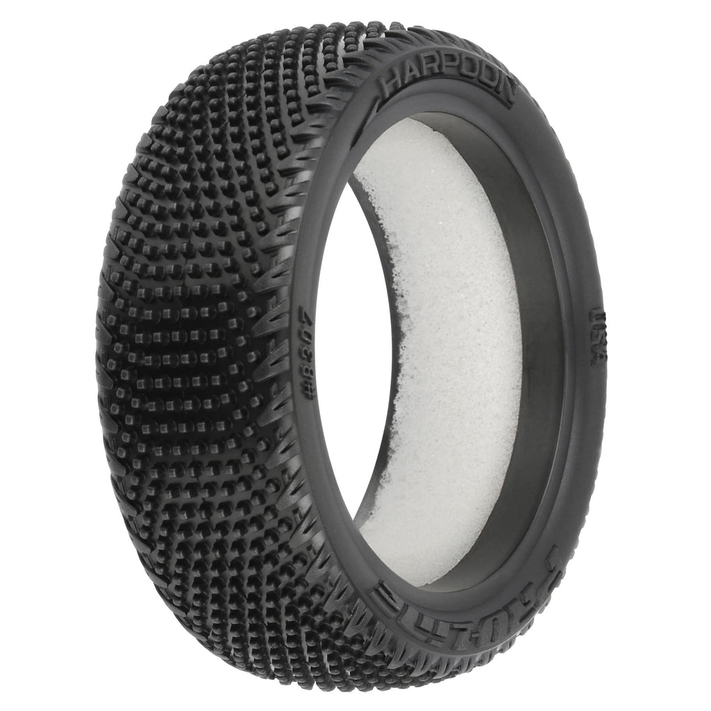 Pro-line Racing 8307304 1/10 Harpoon CR4 4WD Fr 2.2 Carpet Bggy Tires (2)