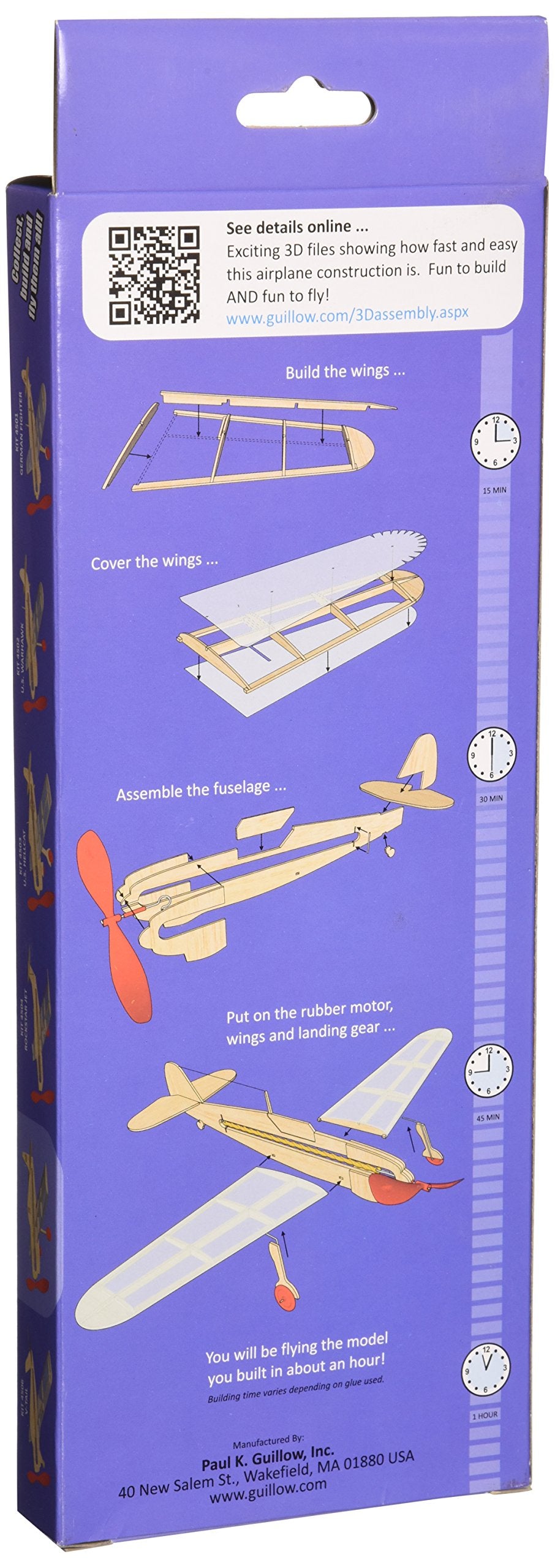 Guillow 4505 Mini Model Stunt Flyer