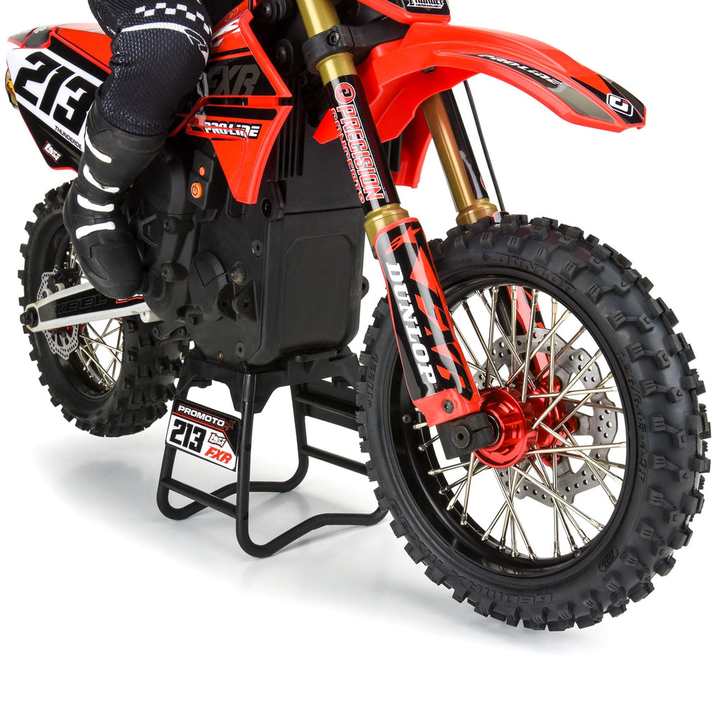 Pro-Line 283600T2 1/4 Pro-Spec Aluminum V2 Bead Front Wheel, Black/Red: Promoto-MX