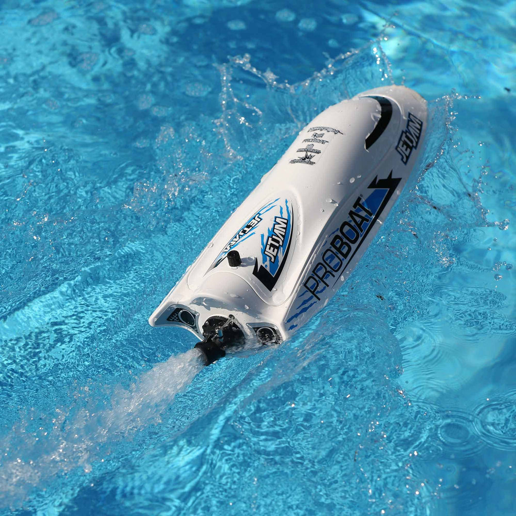 Pro-Boat PRB08031V2T2 Jet Jam 12" Pool Racer,White: R