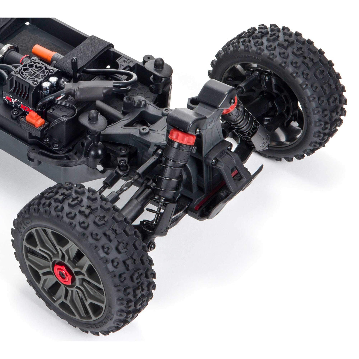 Arrma 4306V3 Typhon 4X4 3S BLX Brushless 1/8th 4wd Buggy, Red