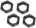 HPI Racing 67492 17mm Wheel Nut (Black/4pcs) Vorza Flux/Trophy