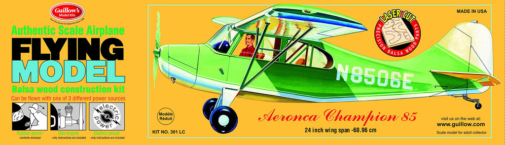 Guillow 301LC Aeronca Champion 85 Laser Cut