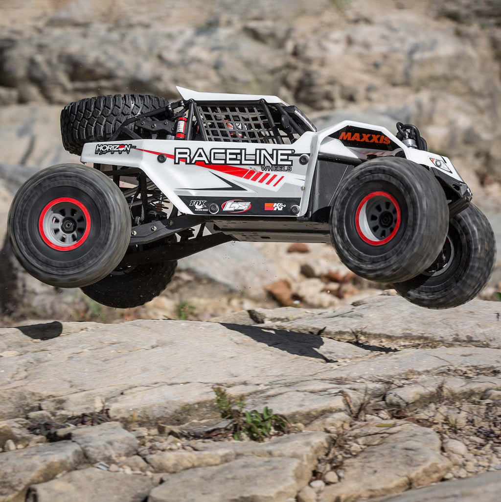 Losi LOS05016V2T1 Super Rock Rey: 1/6 4WD Elec Rock Racer, RTR White