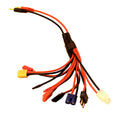 Racers Edge 1624 8-Function Charge Adapter to M 4mm bullets- 300mm wire