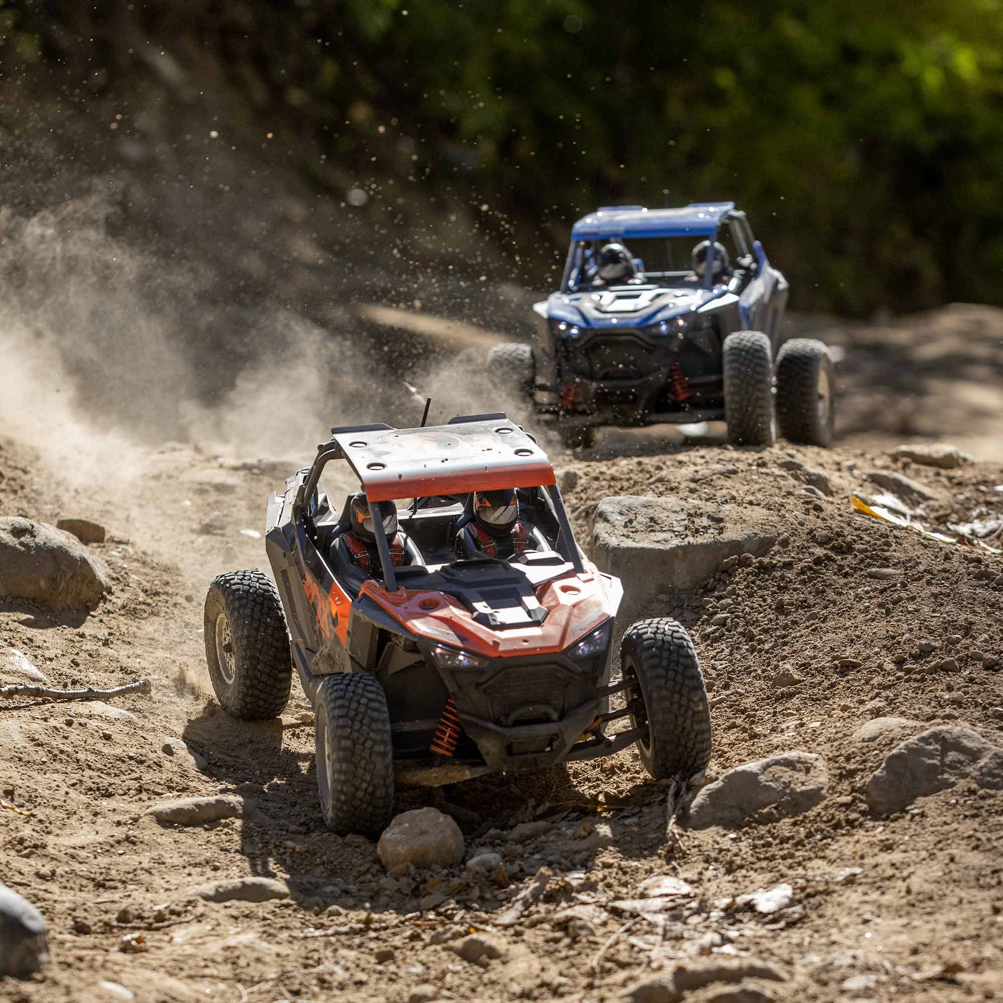 Losi LOS03029T2 RZR Rey 1/10 4WD Brushless RTR, Polaris Orange