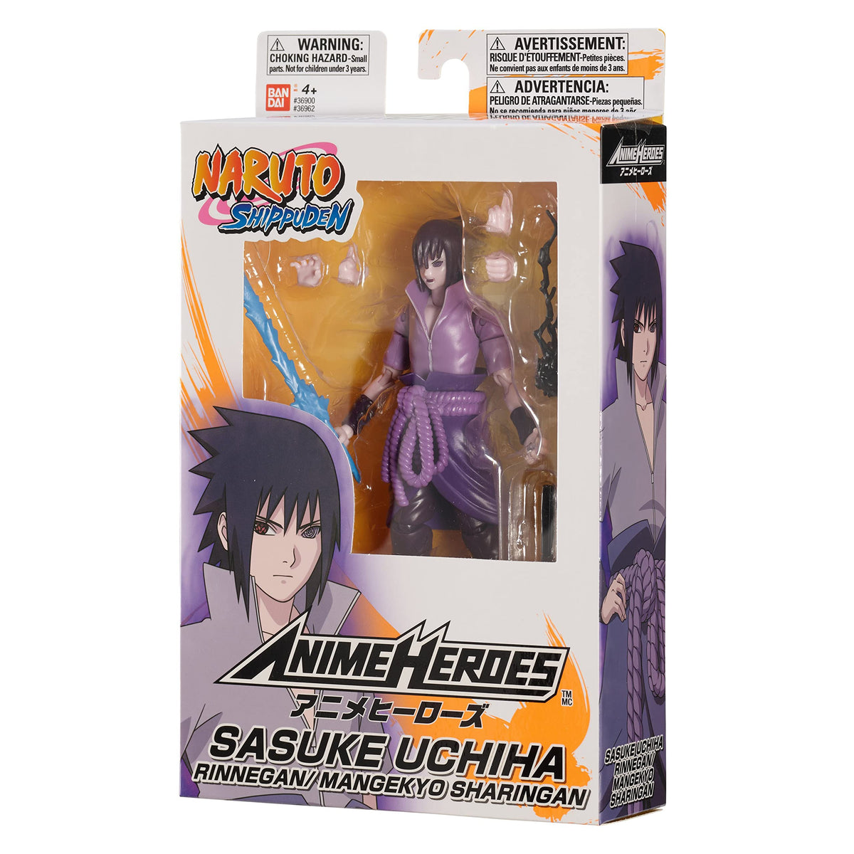 Bandai 36962 Uchiha Sasuke Rinnegan / Mangeko Sharingan "Naruto"