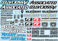 Team Associated 91913 AE Branding Decal Sheet