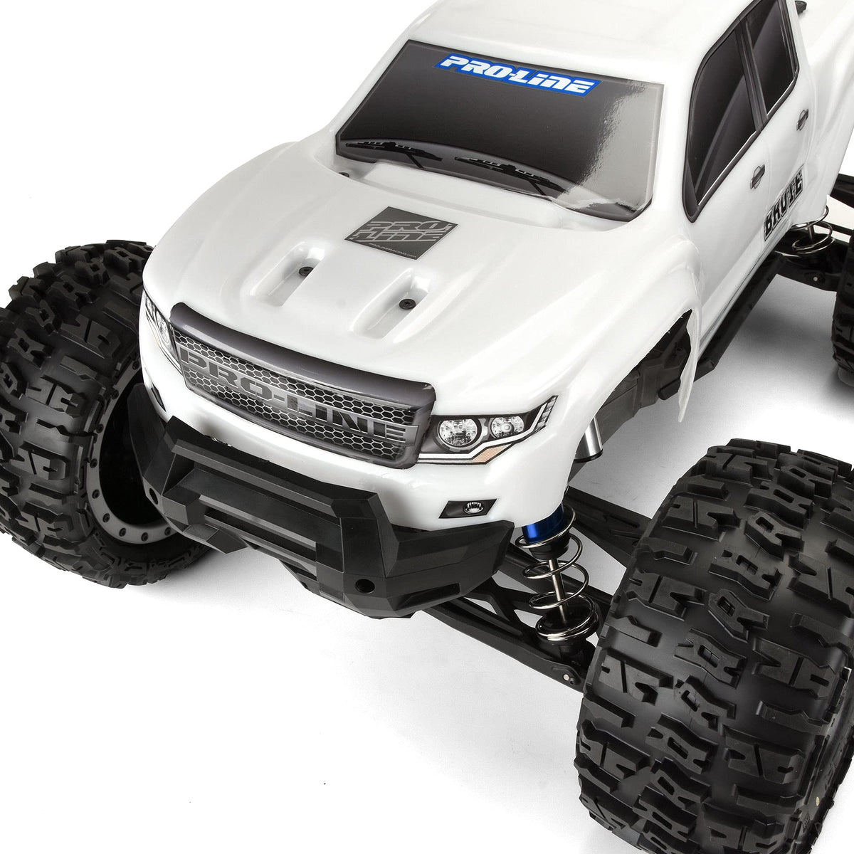Pro-Line 351317 PreCut Brute Bash Armor Body (White): X-Maxx