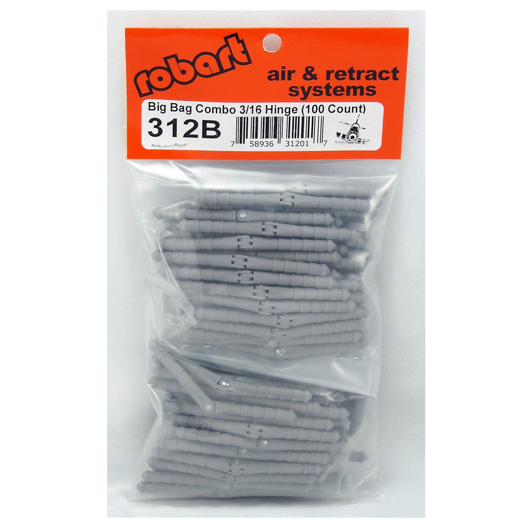 Robart 312B 3/16"SteelPin Super HingePoint(100)