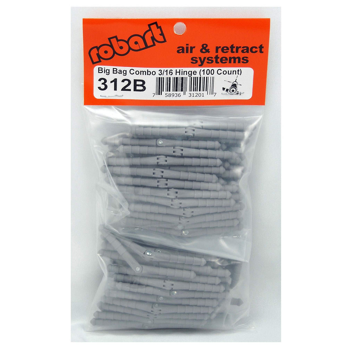 Robart 312B 3/16"SteelPin Super HingePoint(100)