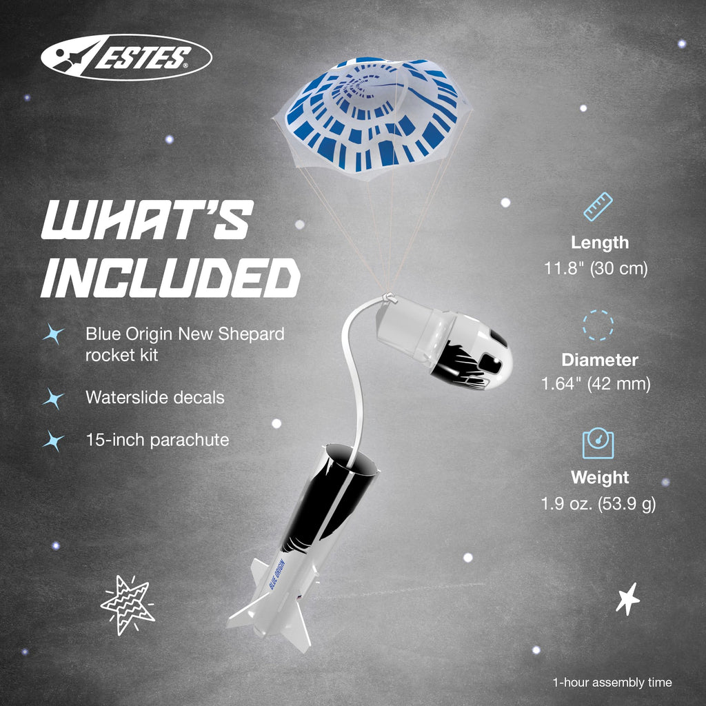 Estes 7315 Blue Origin New Shepard Builder Kit