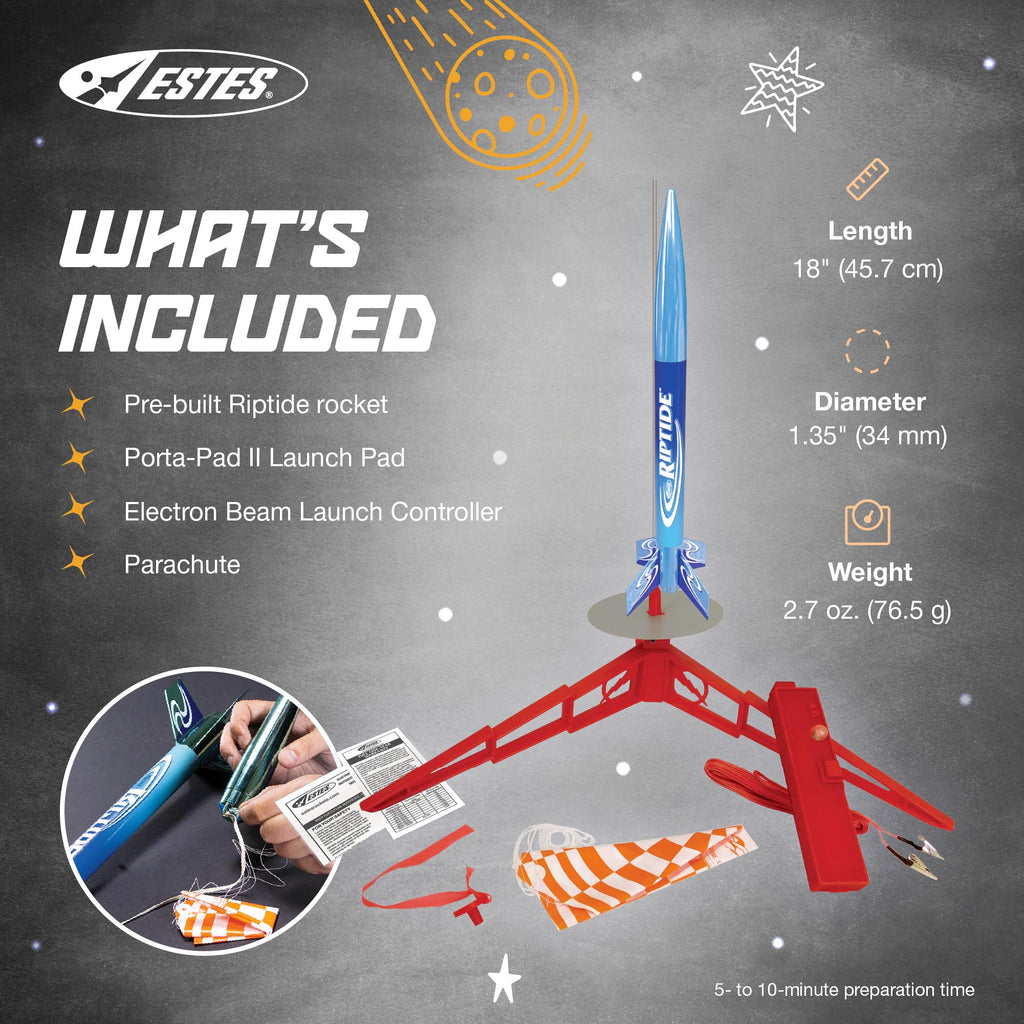 Estes 1403 Rip-Tide / Riptide Launch Set RTF with Launch Pad & Contoller