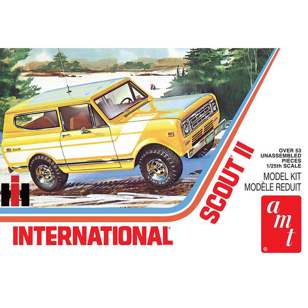AMT 1248 1977 International Harvester Scout II Model Kit