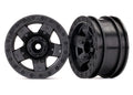 Traxxas 8180 TRX-4 Sport 2.2 Inch RC Crawler Wheels Pair (2) Black