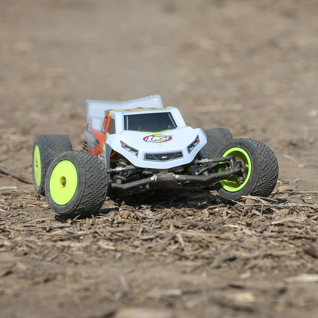 Losi LOS01015T3 Mini-T 2.0 RC Truck RTR +Radio Gray/White: 1/18 2wd