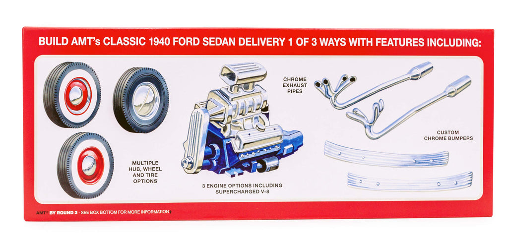 AMT 1161 1/25 1940 Ford Sedan Delivery Coca-Cola Model Kit