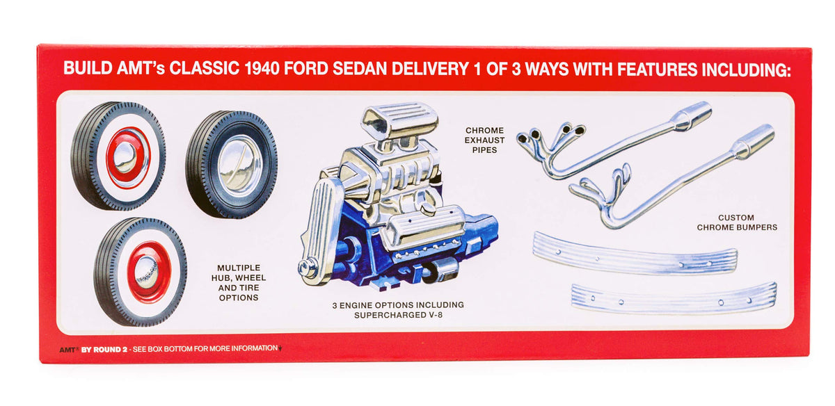 AMT 1161 1/25 1940 Ford Sedan Delivery Coca-Cola Model Kit
