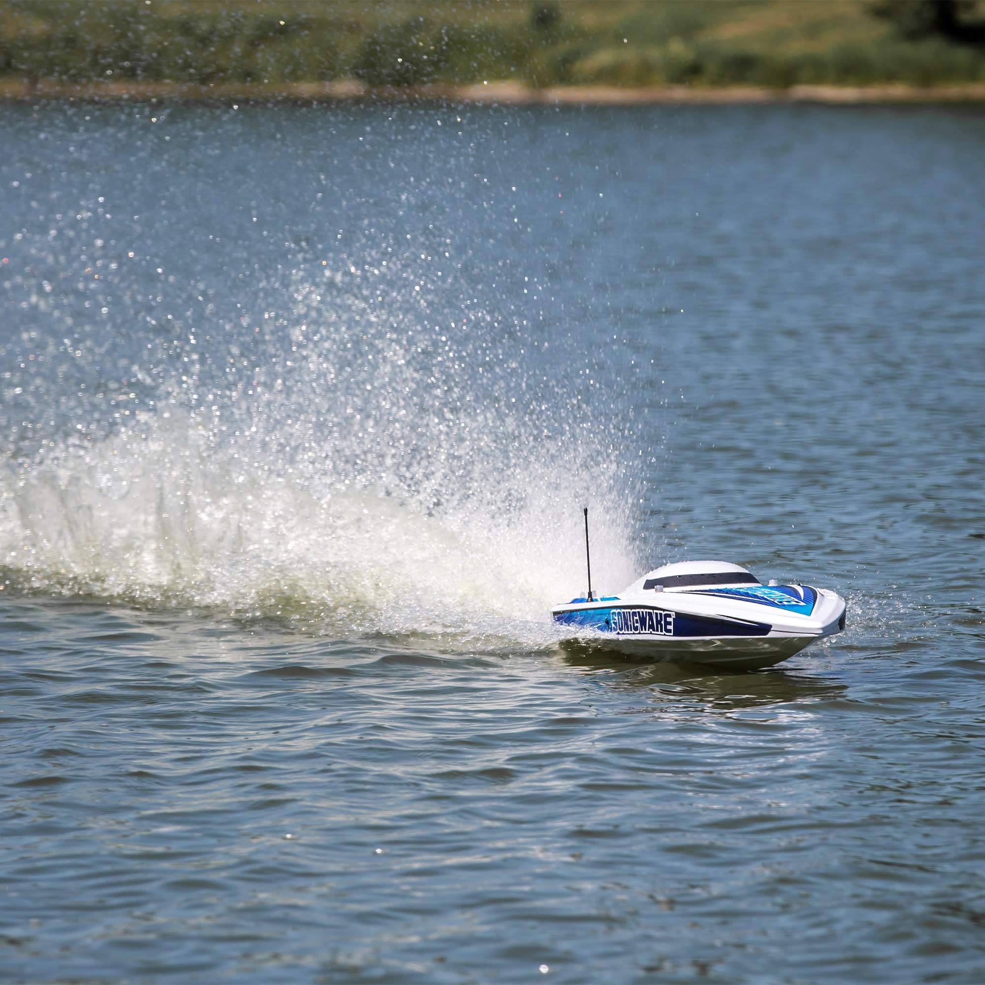 Pro Boat PRB08032T1 36" Sonicwake,Wht,Self-Right Deep-V Brushless RTR