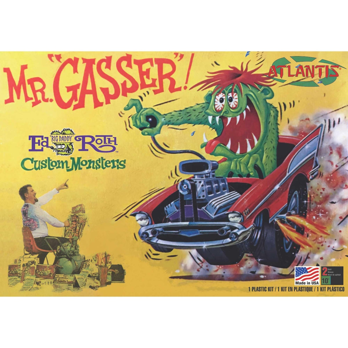 Atlantis H1301 Ed Roth Mr. Gasser 57 Chevy