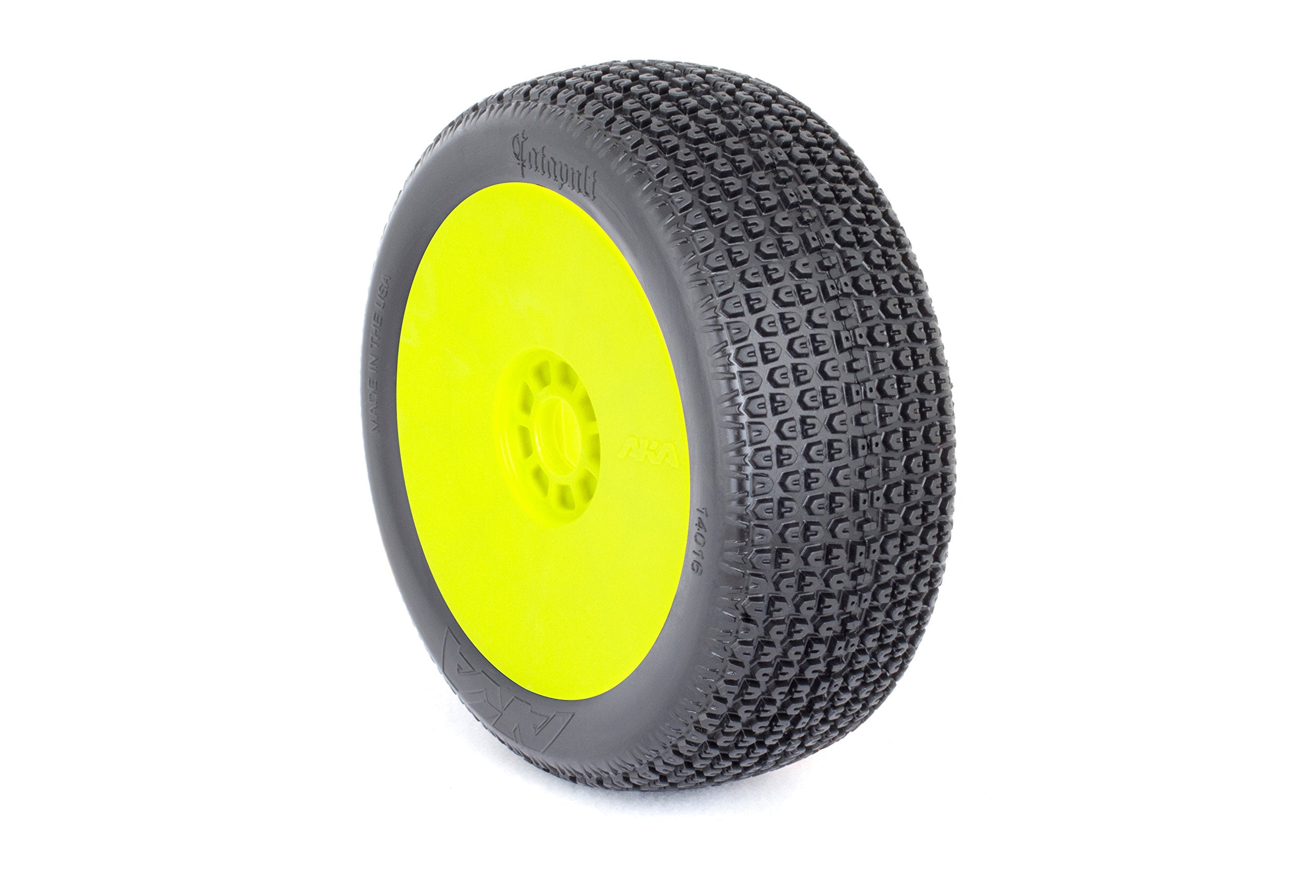 AKA 14016XRY 1/8 Buggy Catapult Soft,Long Wear EVOWheel Mnt Yel