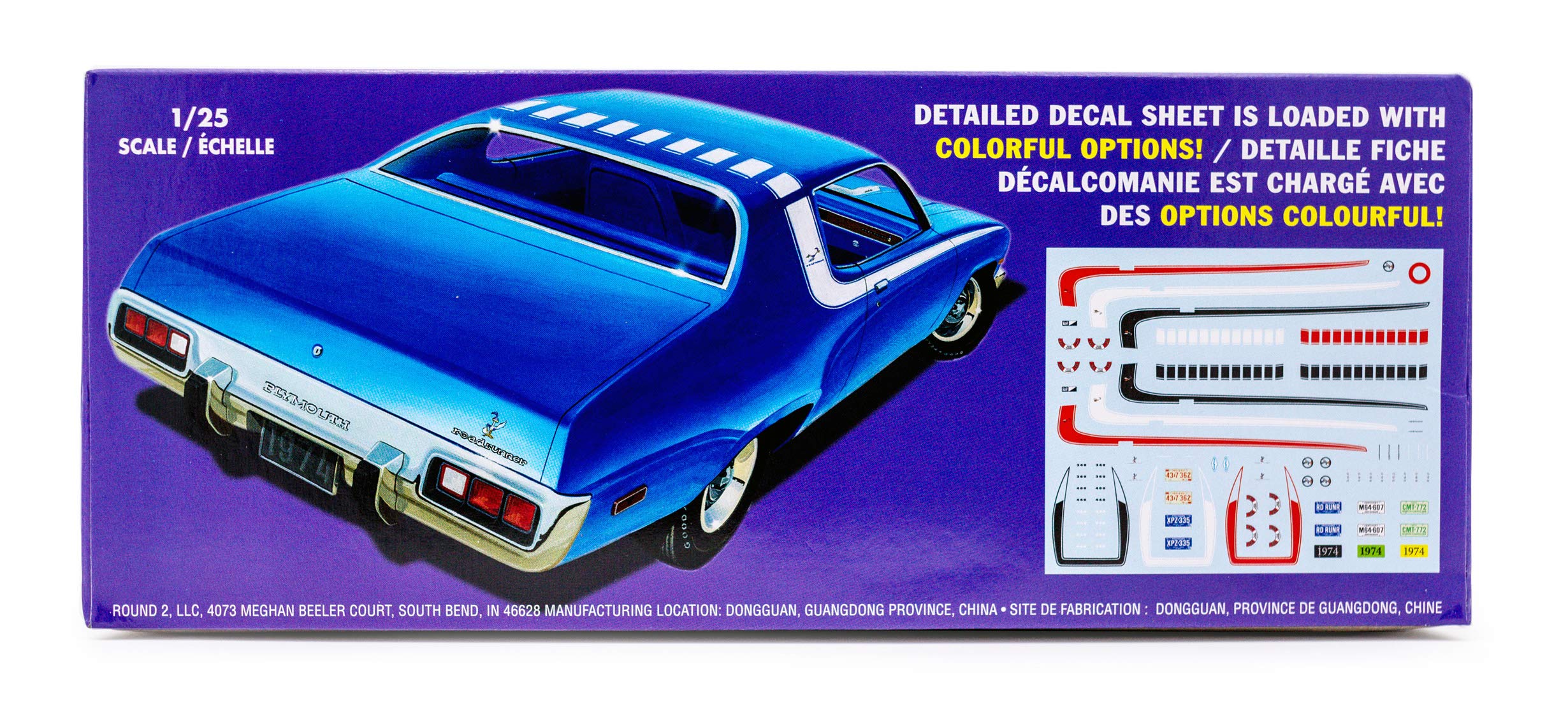 MPC 920M 1/25 1974 Plymouth Road Runner, 2T Model Kit