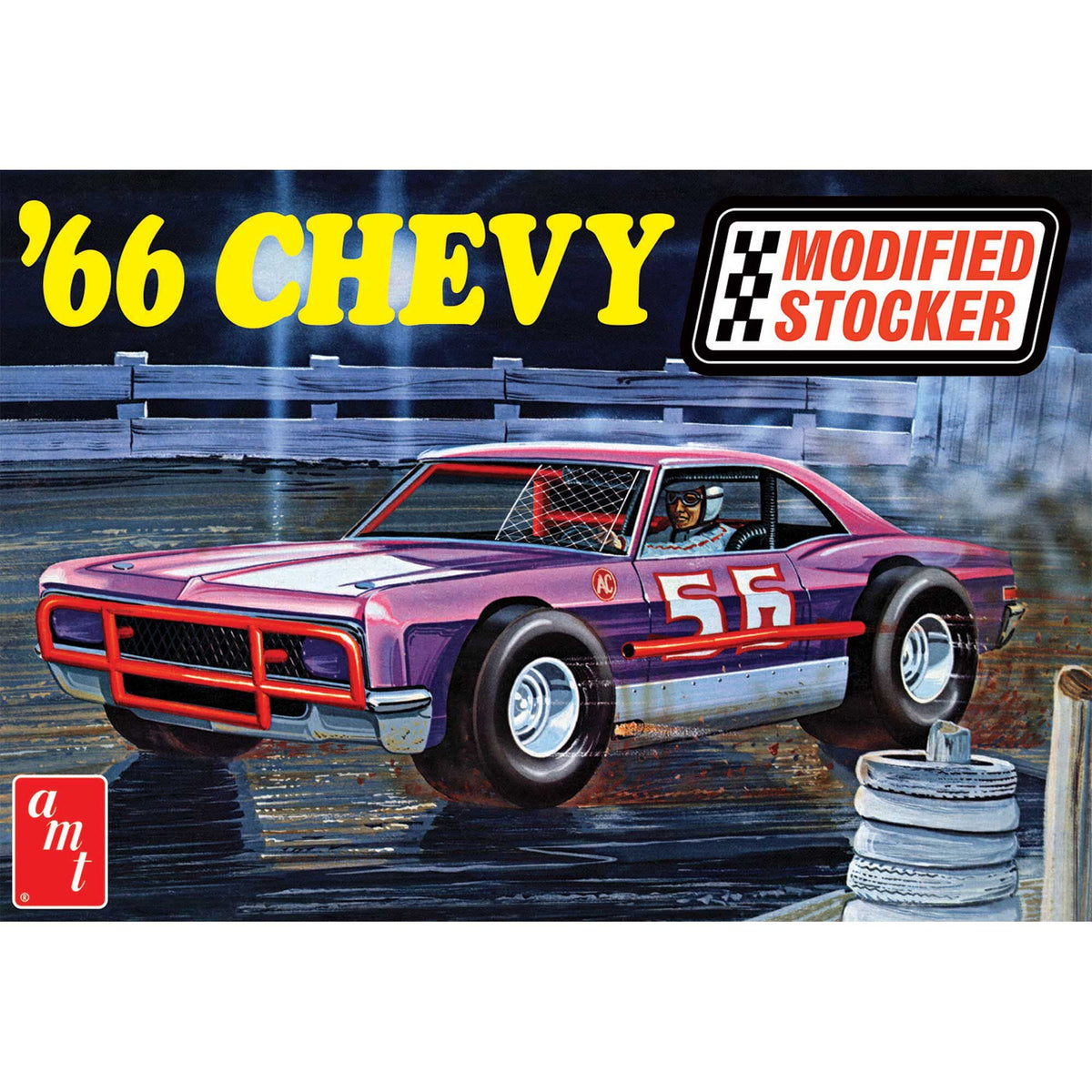 AMT 1183 1/25 1966 Chevy Impala Modified Stocker Model Kit