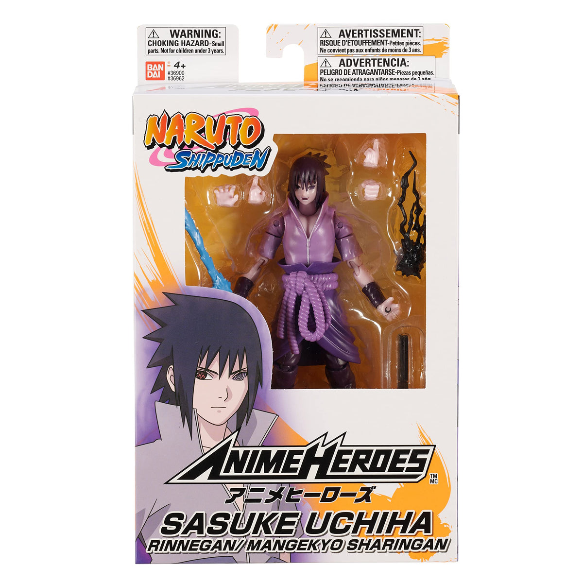 Bandai 36962 Uchiha Sasuke Rinnegan / Mangeko Sharingan "Naruto"