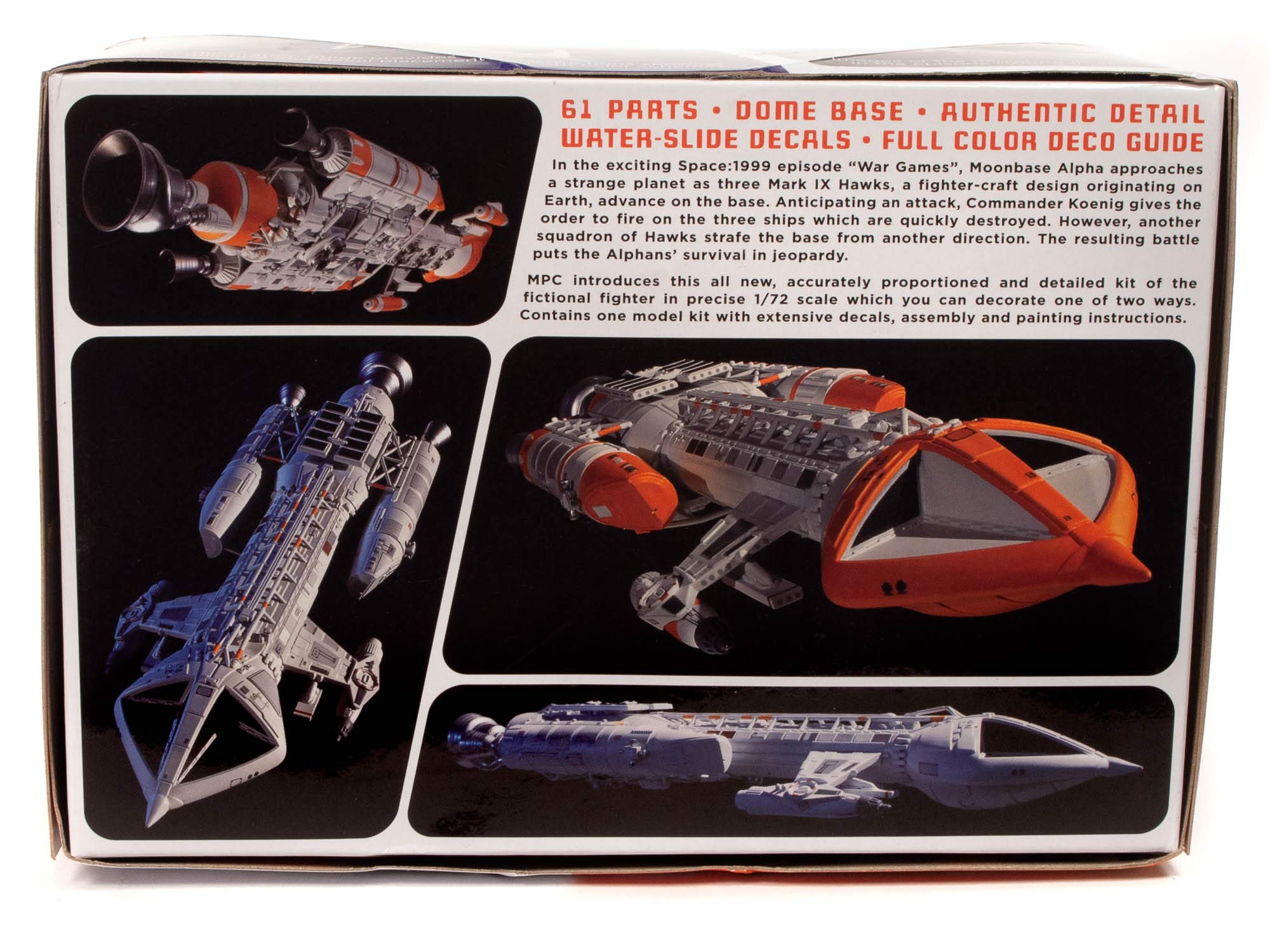 MPC 881 1/72 Space: 1999 Hawk Mk IX Model Kit