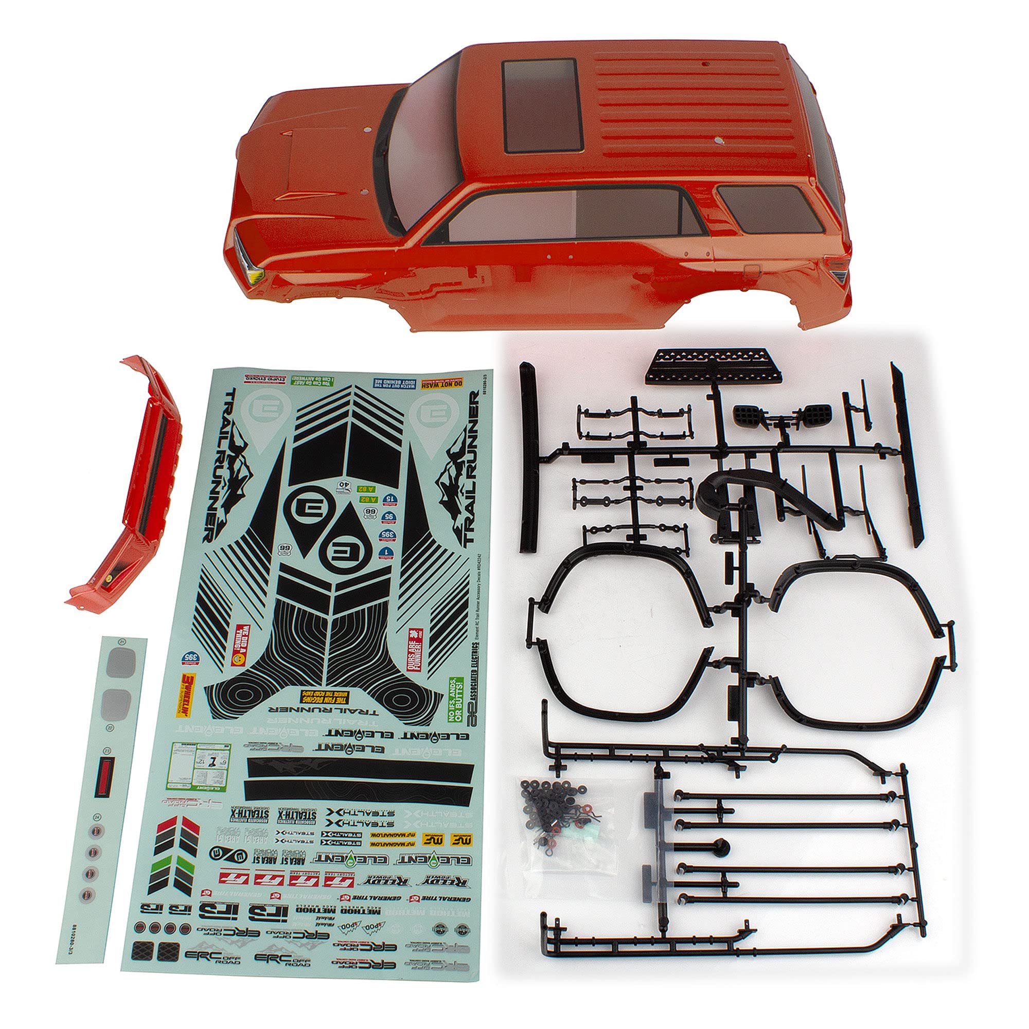Team Associated 42238 Trailrunner Body, Fire