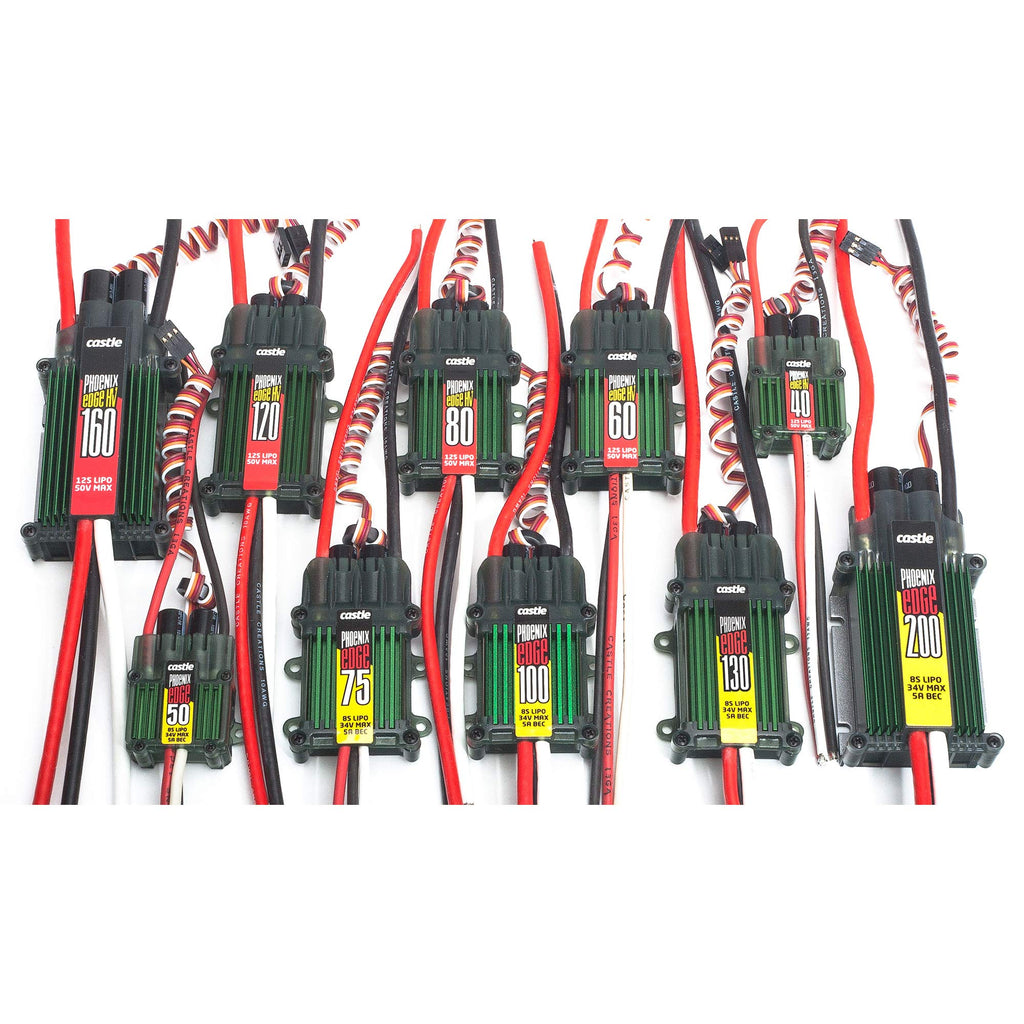 Castle Creations 010-0100-00 Phoenix Edge 100-Amp 34V ESC w/5 Amp BEC