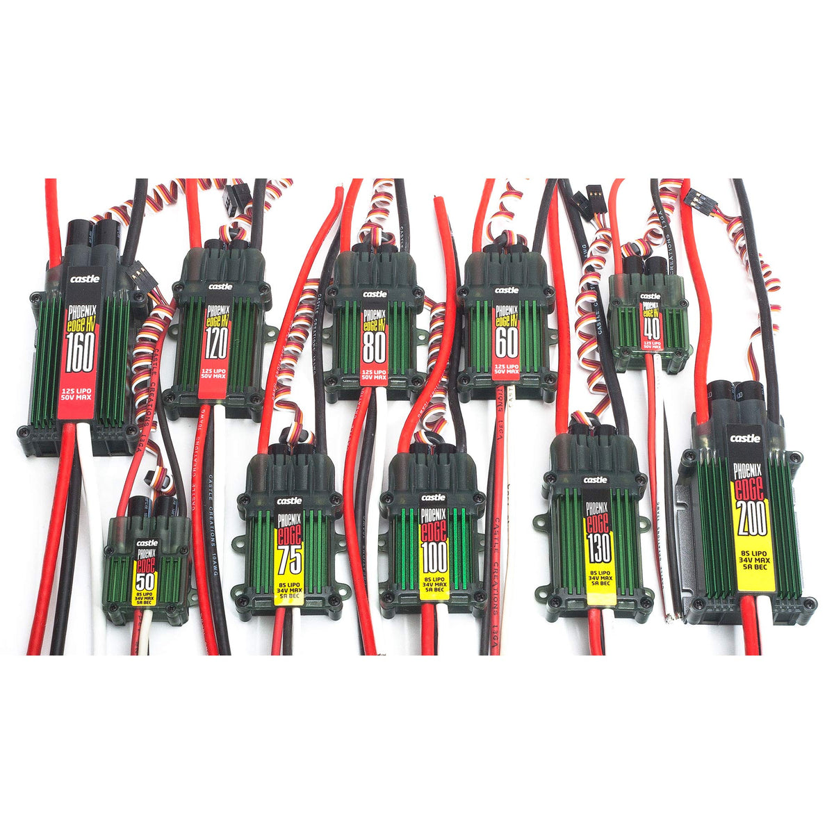Castle Creations 010-0100-00 Phoenix Edge 100-Amp 34V ESC w/5 Amp BEC