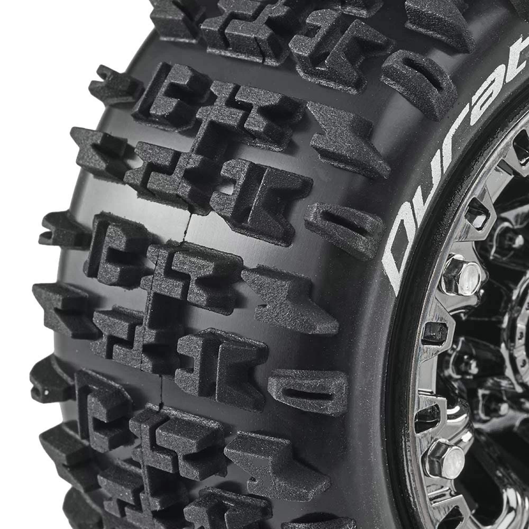 DuraTrax DTXC5102 Lockup ST 2.2 Black Chrome (2)