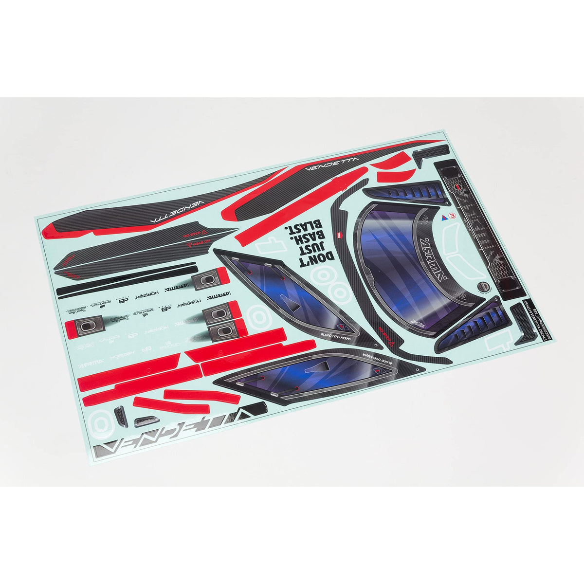 Arrma 414004 VENDETTA 4X4 Clear Body w/Decals